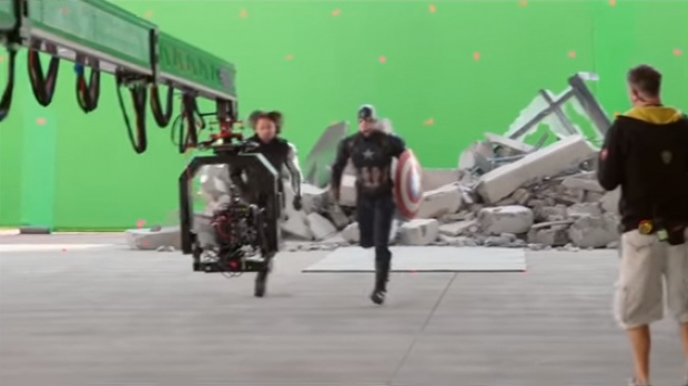 เจาะเบื้องหลังCaptain America: Civil War เวอร์ชันไม่ใช้ CG(คลิป)