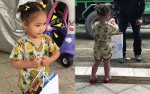 เลี้ยงลูกดีมากๆ “น้องริชา” ลูกสาว “แอน-ภูริ” ยืนรอนำขนมไปให้คุณลุงที่มาเก็บขยะ เอ็นดู๊ววว!! (คลิป)