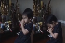 น้องปีใหม่ ลูกสาว แม่แอฟ กราบน้อมรำลึกพระมหากรุณาธิคุณ รัชกาลที่ 5