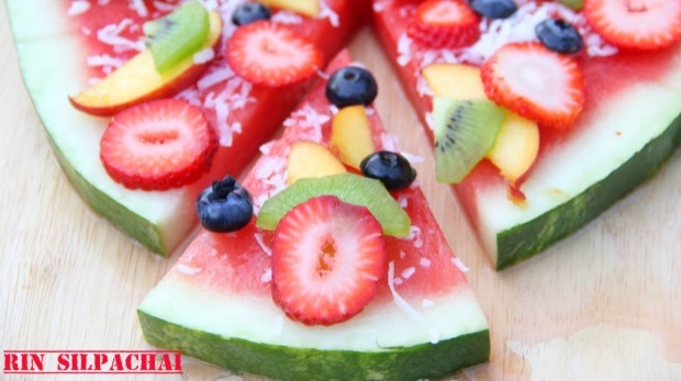 Watermelon Pizza! พิซซ่าแตงโม แสนชื่นใจ