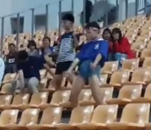 สีสันกองเชียร์ หลังจบเกม บอลไทยเสมอเกาหลี