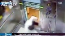วาดเสียว! หนุ่มเกาหลีหวิดตัวขาดเพราะลิฟท์!!