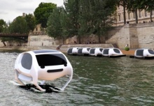 โบกเเท็กซี่ยาก! ฝรั่งเศสผุดทางเลือกไฮเทค Sea Bubbles เเท็กซี่วิ่งบนผิวน้ำ(คลิป)