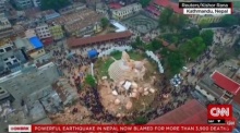  โดรน บินเหนือกรุงกาฐมาณฑุสำรวจความเสียหายเหตุแผ่นดินไหวเนปาลครั้งใหญ่