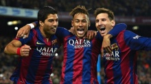 3ประสานแข้งทอง”MSN”ซัดทะลุร้อยเอ็ด!!! 