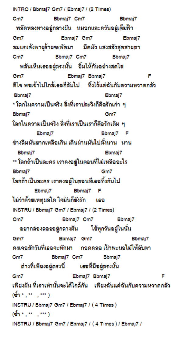 เพลงใหม่ ของผู้ชายชือ ธีร์ ไชยเดช - เพียงฝัน