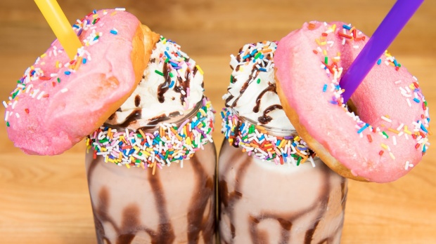 Doughnut Nutella Milkshakes