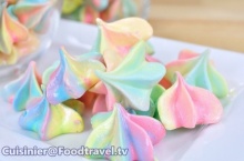 เมอแรงค์สายรุ้ง Rainbow Meringue 