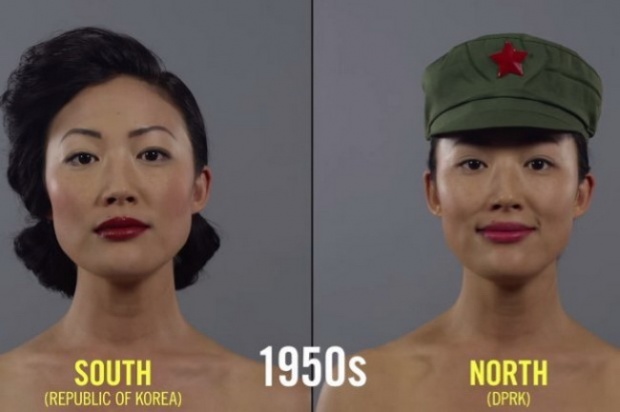 100 ปีนิยามความงาม ของสาวเกาหลี เหนือ และ ใต้