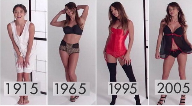 มาดูการเปลี่ยนแปลงของ ชุดชั้นในผู้หญิงในรอบ 100 ปี 