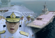 ขลัง ! และ สวยงาม!! คลิป ทหารเรือร้องเพลงสรรเสริญพระบารมี บนเรือหลวงจักรีนฤเบศร 