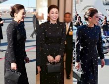 พระราชินีฉลองพระองค์ผ้าไหมลำพูนสง่างาม เสด็จฯ เยือนสวีเดน