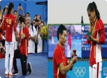  หวานซึ้ง สะท้านโลก! นักกีฬาจีน คุกเข่าขอแต่งงาน ระหว่าง ถ่ายทอดสด โอลิมปิค!(คลิป)